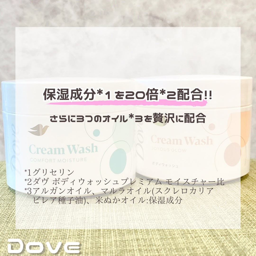 ダヴ クリームボディウォッシュ コンフォートモイスチャー/ダヴ/ボディソープを使ったクチコミ(4枚目)