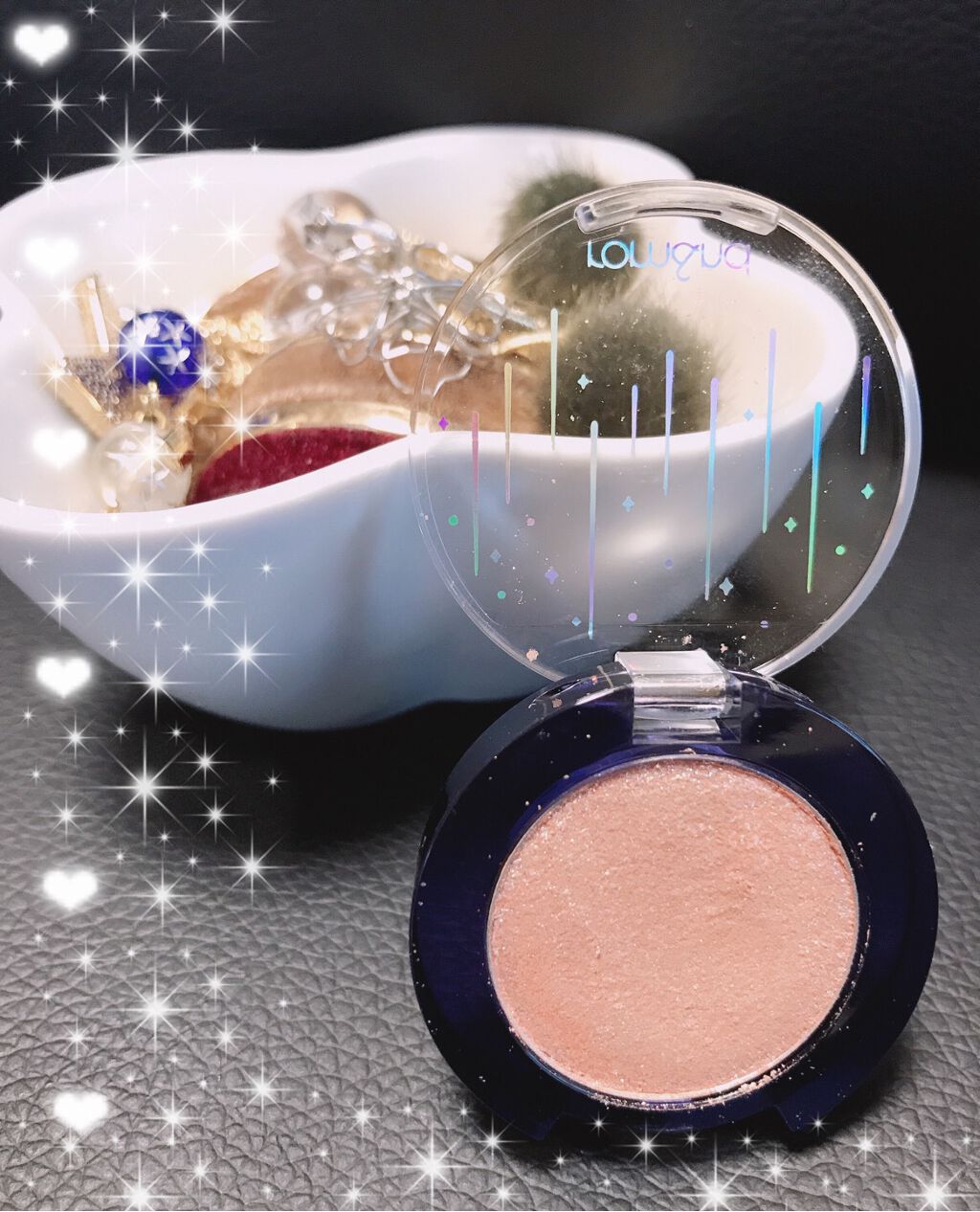 グリッター シャドウ カラー/rom&nd/グリッターを使ったクチコミ(1枚目)