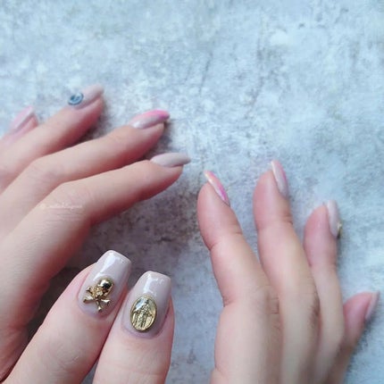 激盛れ爪クラブ/DAISO/ネイルチップ・パーツを使ったクチコミ(4枚目)