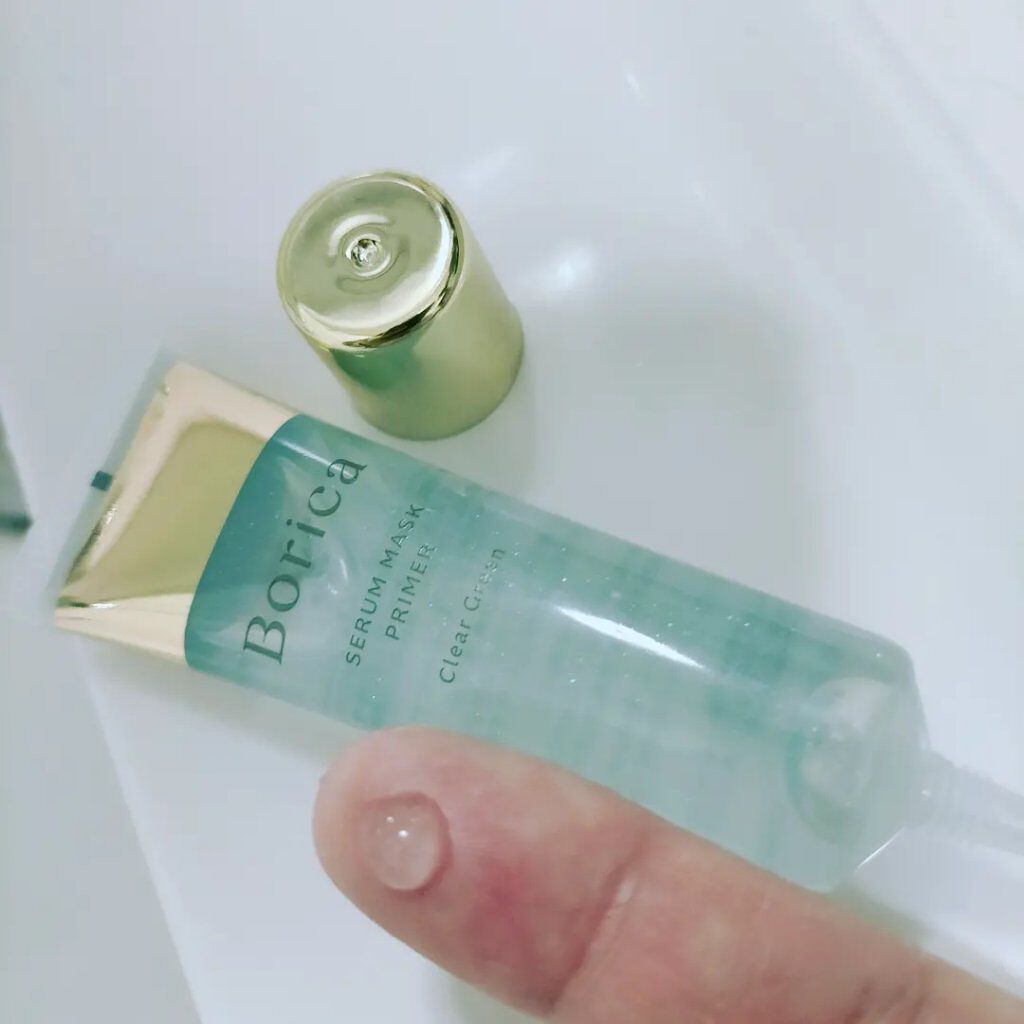 美容液マスクプライマー＜クリアグリーン＞/Borica/化粧下地を使ったクチコミ（3枚目）