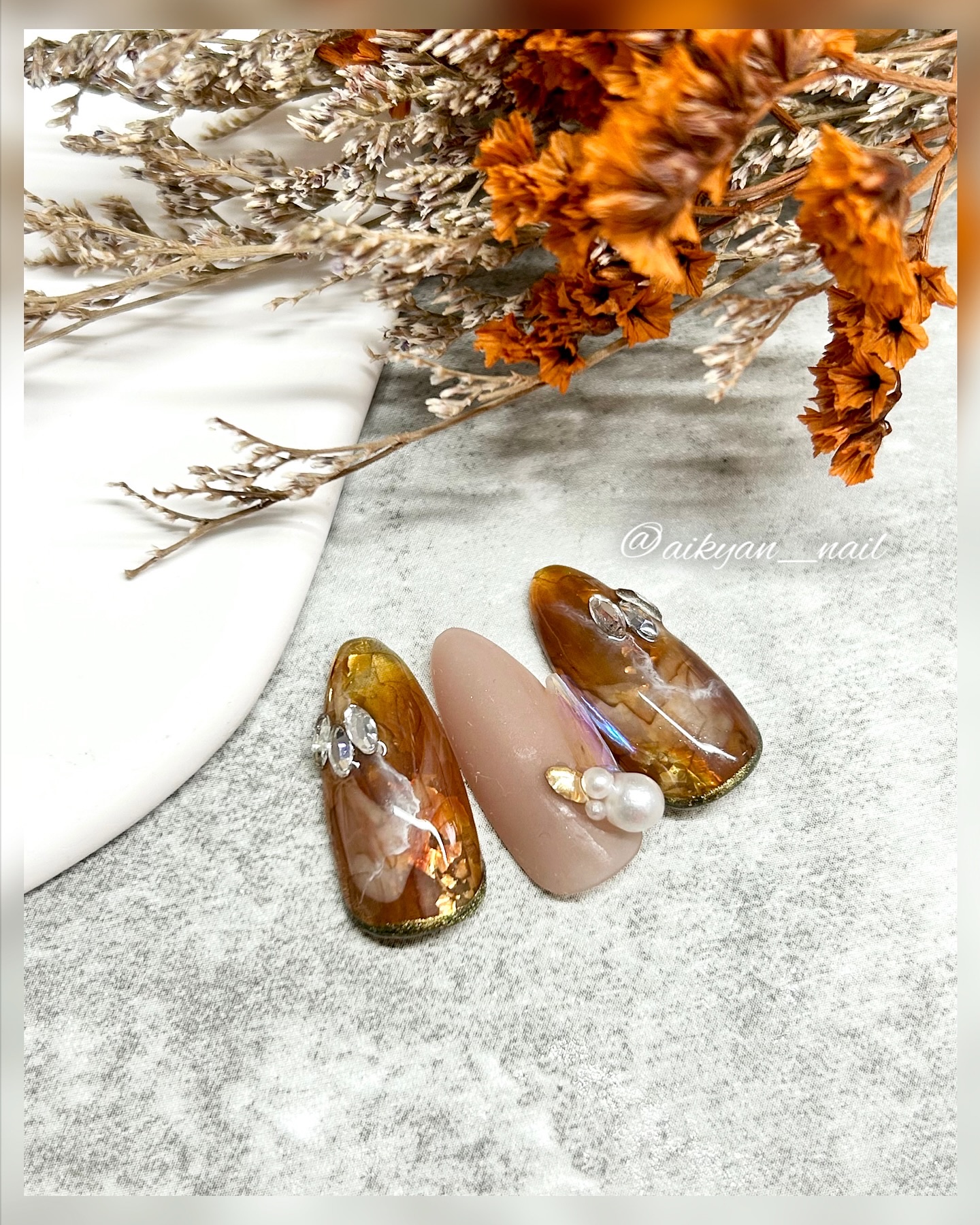 アイスオーロラ ストーン/キラネイル/ネイルチップ・パーツを使ったクチコミ（2枚目）