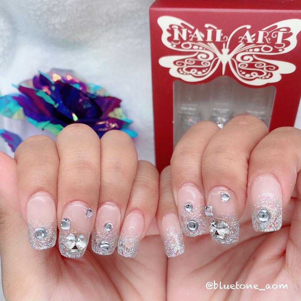 ノンワイプダイアモンドトップジェル/GELATO FACTORY/ジェルネイルを使ったクチコミ(7枚目)