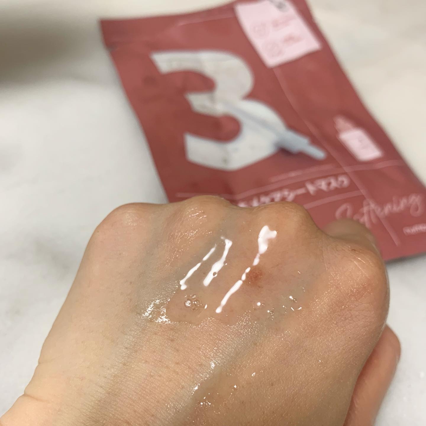 3番 すべすべキメケアシートマスク/numbuzin/シートマスク・パックを使ったクチコミ（3枚目）