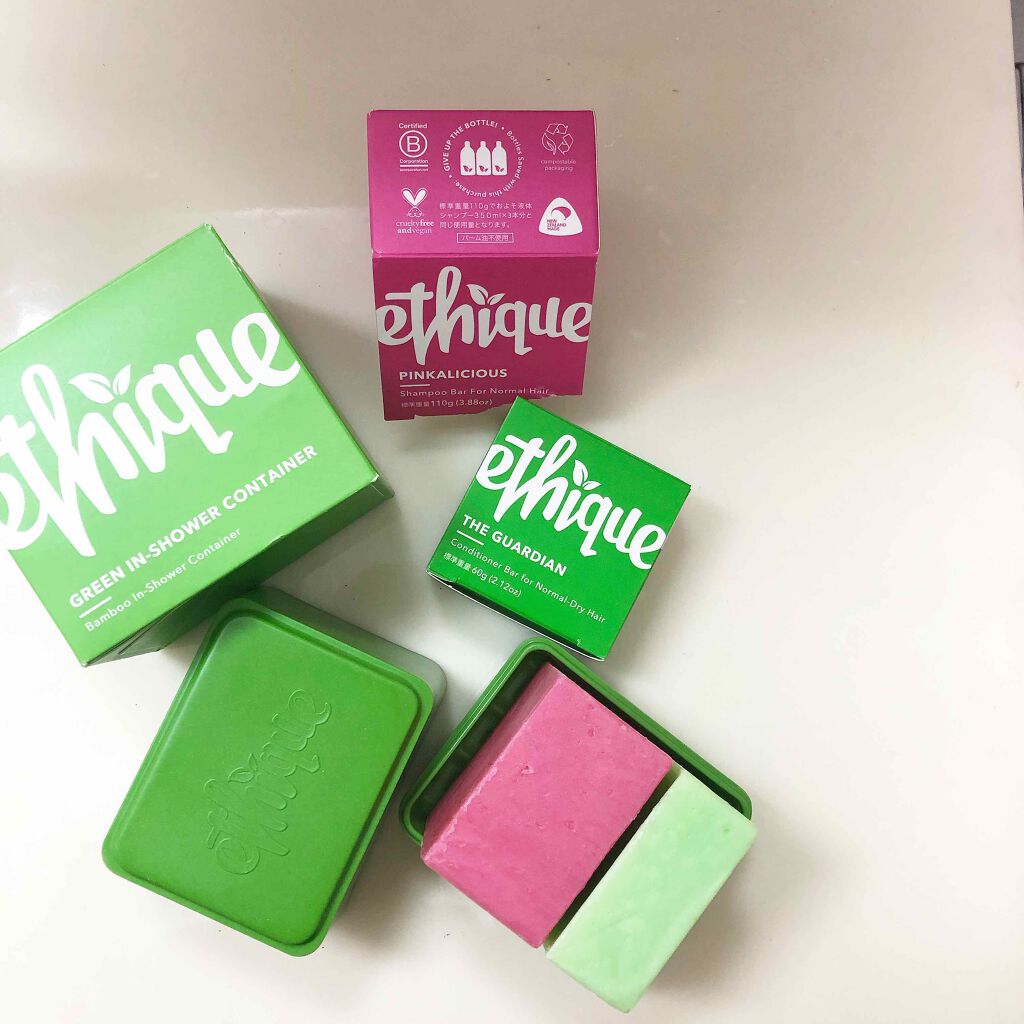 シャンプー バー ピンカリシャス/Ethique/市販シャンプーを使ったクチコミ(1枚目)
