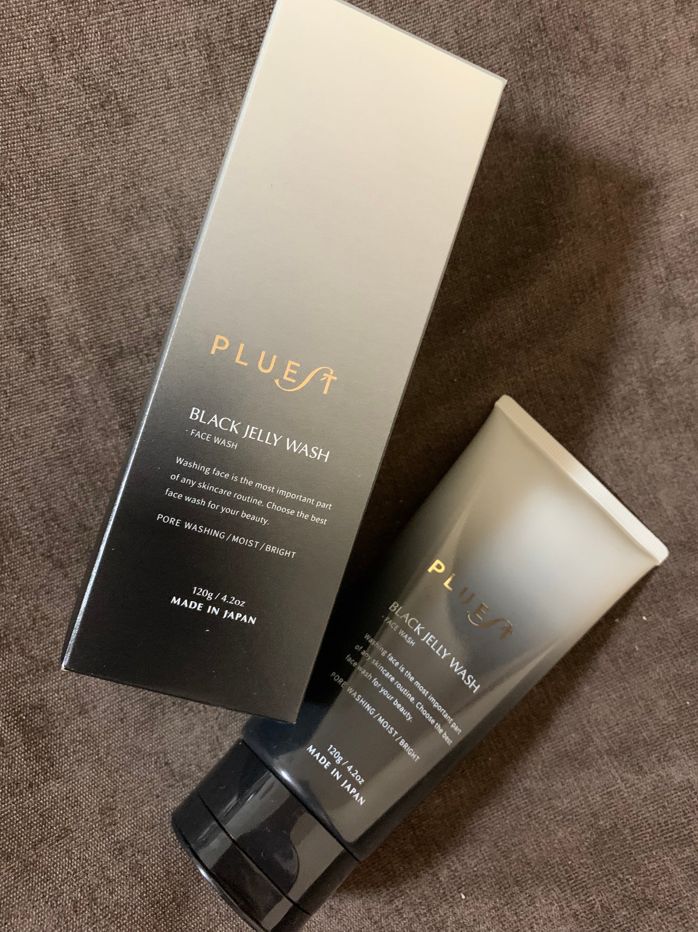 BLACK JELLY WASH(ブラックジェリーウォッシュ)/PLUEST/その他洗顔料を使ったクチコミ(1枚目)