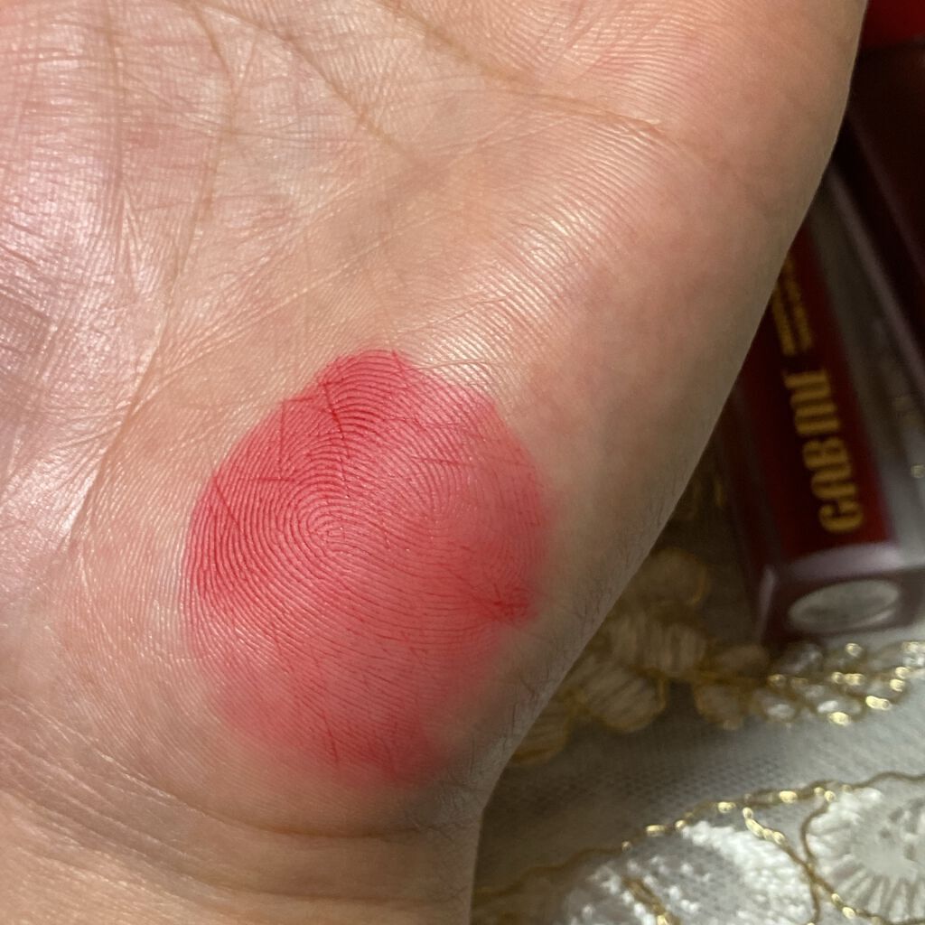 スムースマットリップティント/GAB ME/リップティントを使ったクチコミ(5枚目)