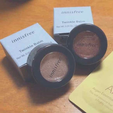 トゥインクルバーム/innisfree/ジェル・クリームアイシャドウを使ったクチコミ（1枚目）