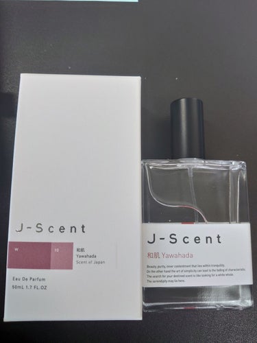 J-Scent    W10  和肌　50ml    ¥3500+税

先日和肌のパフュームオイルを購入したのですが、香りの持続時間が短くてもっとこの香りを楽しみたい！と思ってオードパルファムの方も購入