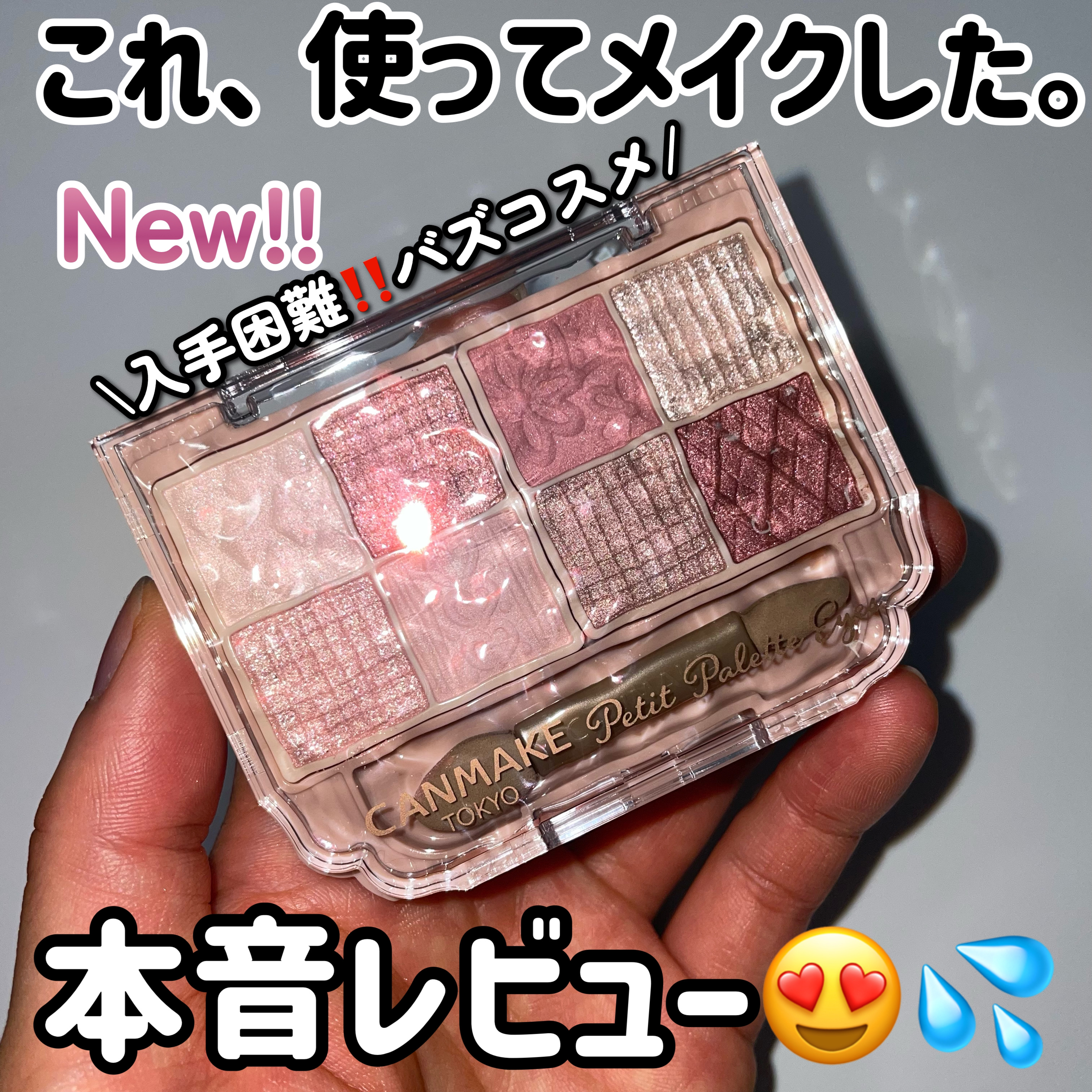 プティパレットアイズ/キャンメイク/パウダーアイシャドウを使ったクチコミ（1枚目）