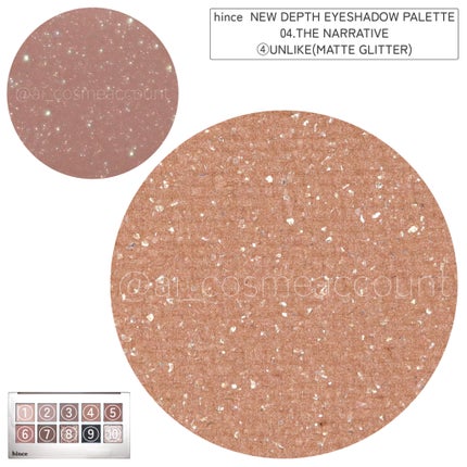 ニューデップスアイシャドウパレット/hince/アイシャドウパレットを使ったクチコミ(4枚目)