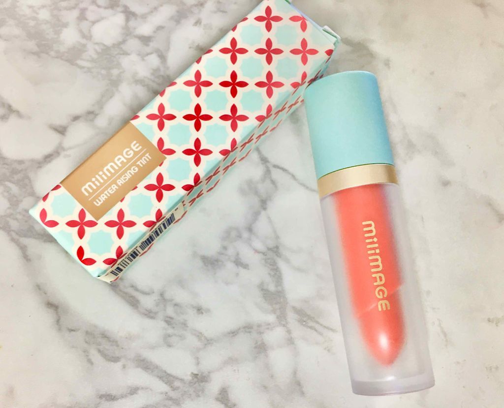 ウォーターライジングティント/MILIMAGE/リップティントを使ったクチコミ（2枚目）