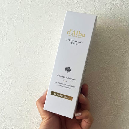 ダルバ ホワイトトリュフファーストスプレーセラム/ダルバ/ミスト状化粧水を使ったクチコミ(2枚目)