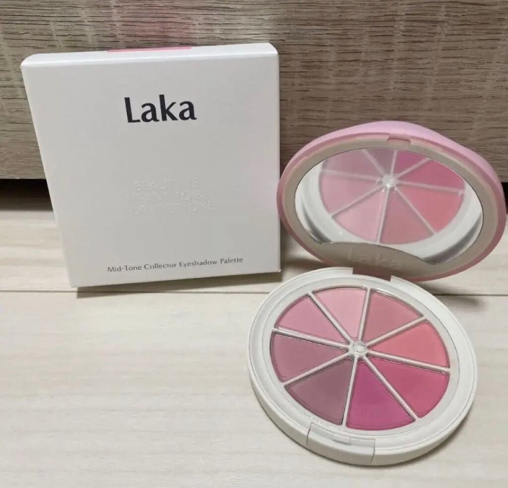 ミドルトーンアイシャドウコレクターパレット/Laka/アイシャドウパレットを使ったクチコミ(5枚目)