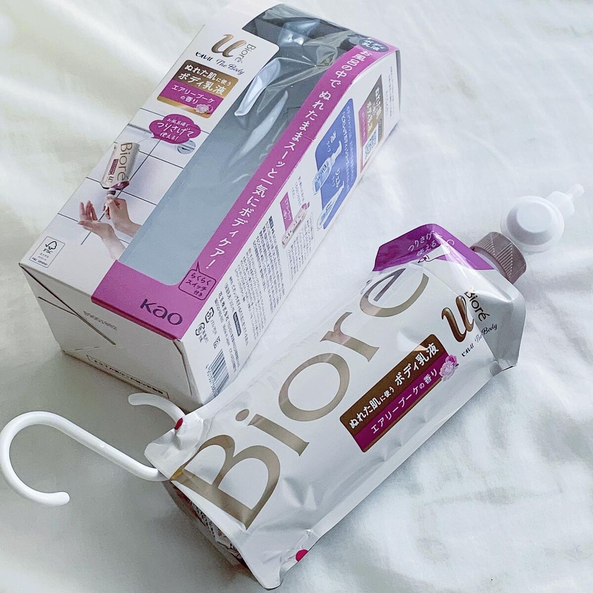 ザ ボディ ぬれた肌に使うボディ乳液 エアリーブーケの香り/ビオレu/ボディミルクを使ったクチコミ（3枚目）