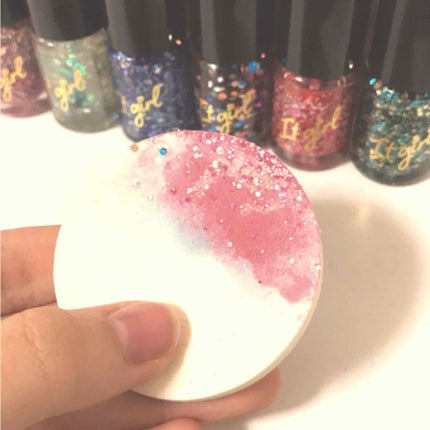 ITGグリッターネイル/DAISO/マニキュアを使ったクチコミ(1枚目)