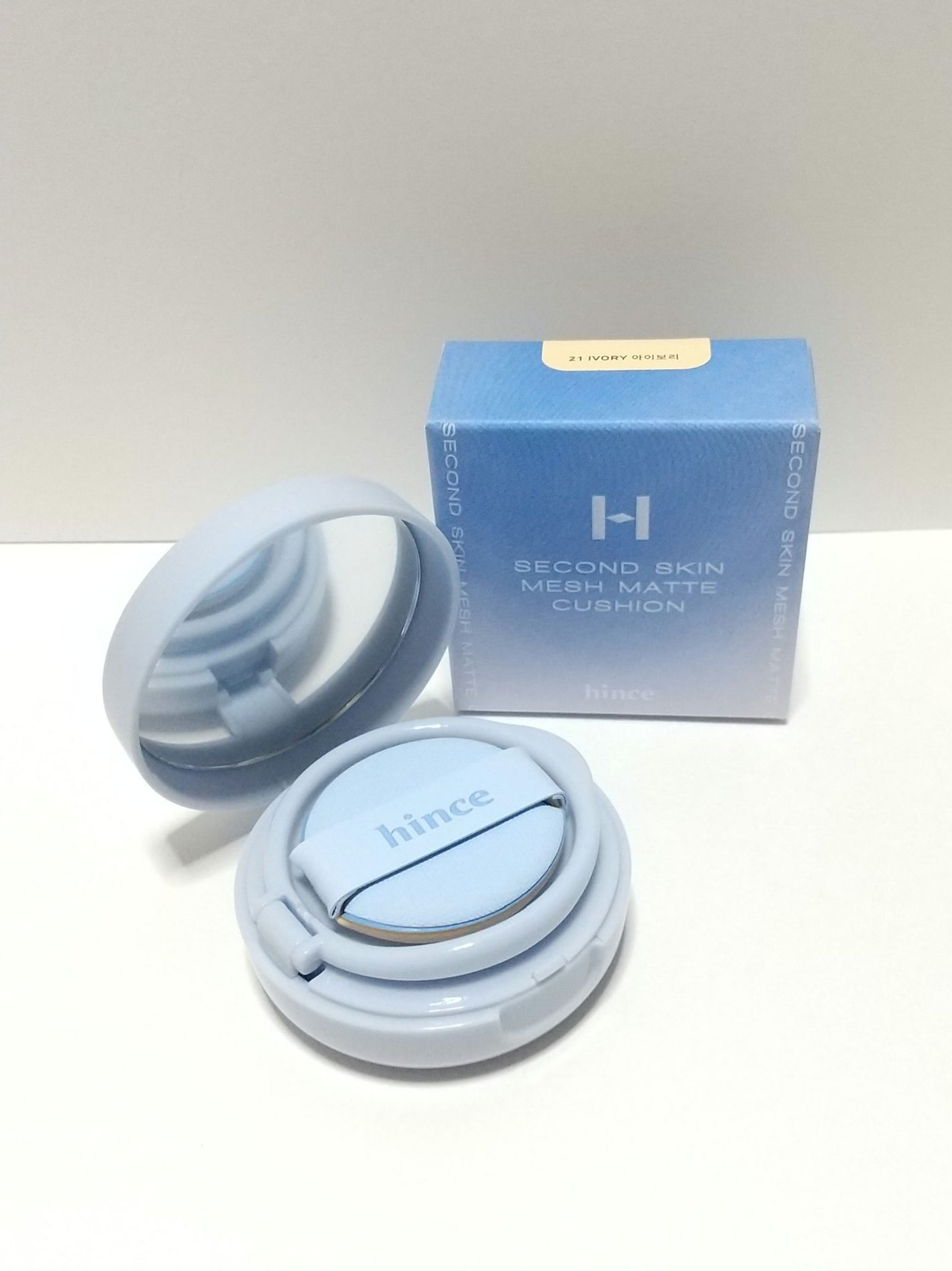 セカンドスキンメッシュマットクッション/hince/クッションファンデーションを使ったクチコミ(1枚目)