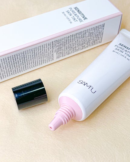 センシティブピュア&ピュアスキンティント/SAM'U/化粧下地を使ったクチコミ(6枚目)