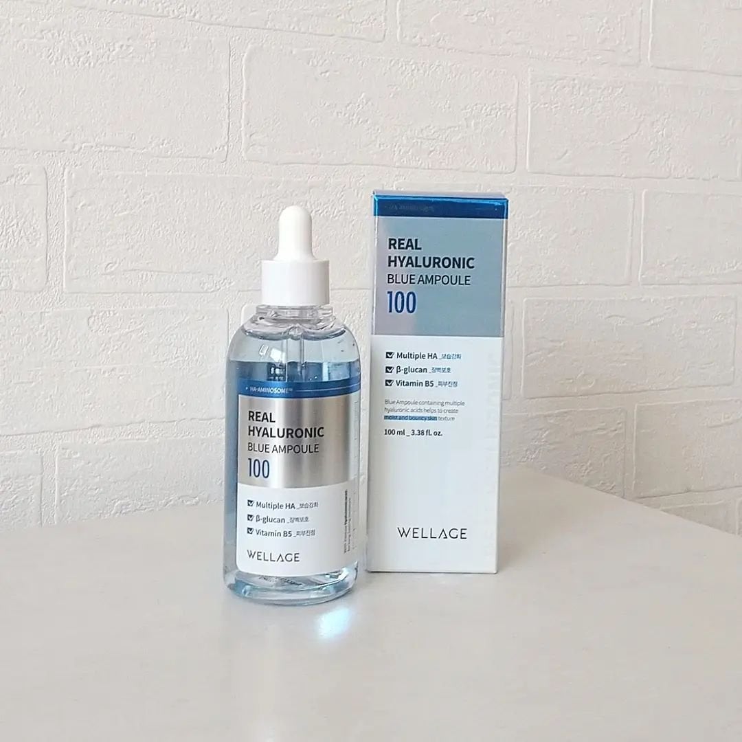 リアルヒアルロニックブルーアンプル 100/Wellage/美容液を使ったクチコミ(1枚目)