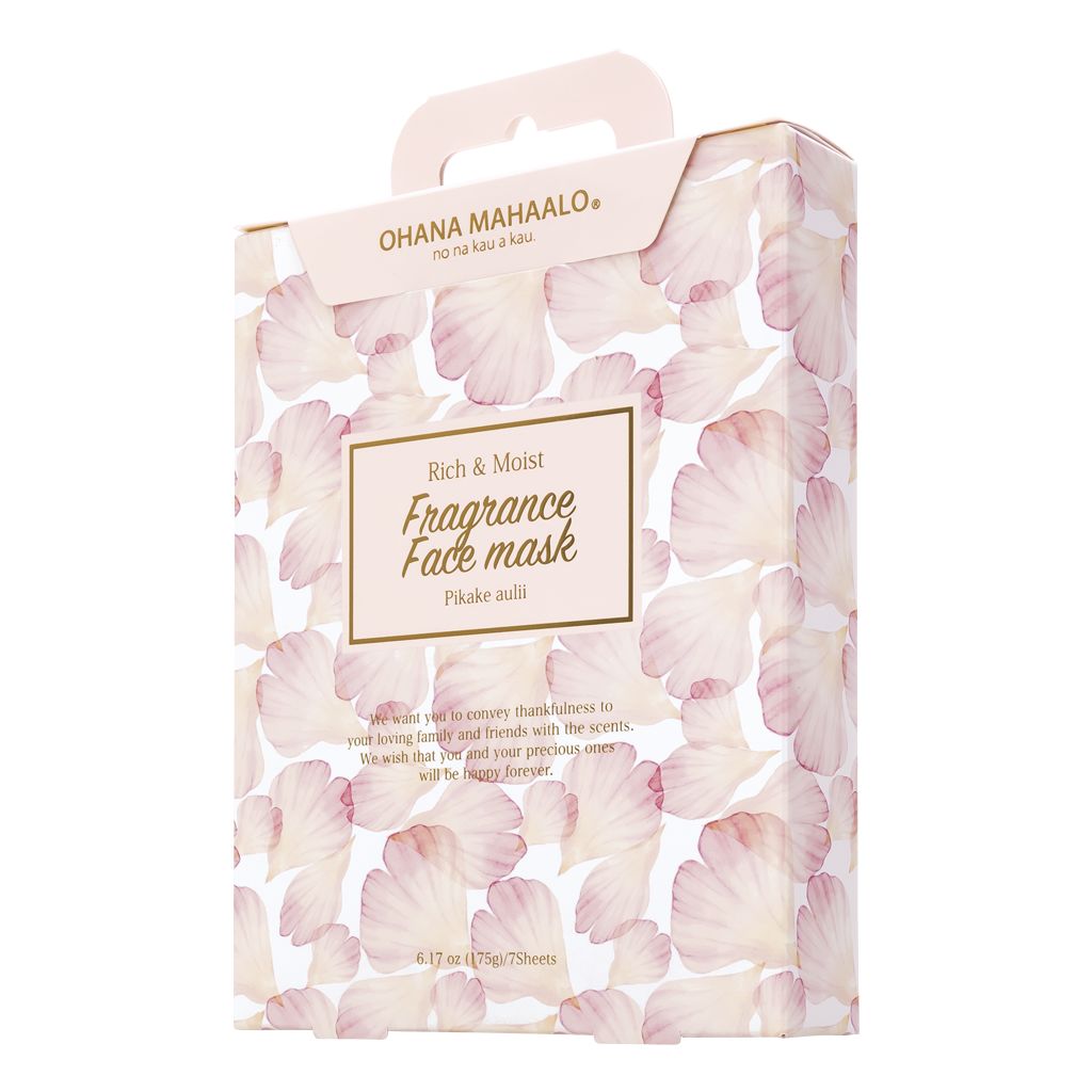 OHANA MAHAALO オハナ・マハロ　フレグランスフェイスマスク 7枚入り<ピカケ アウリィ>