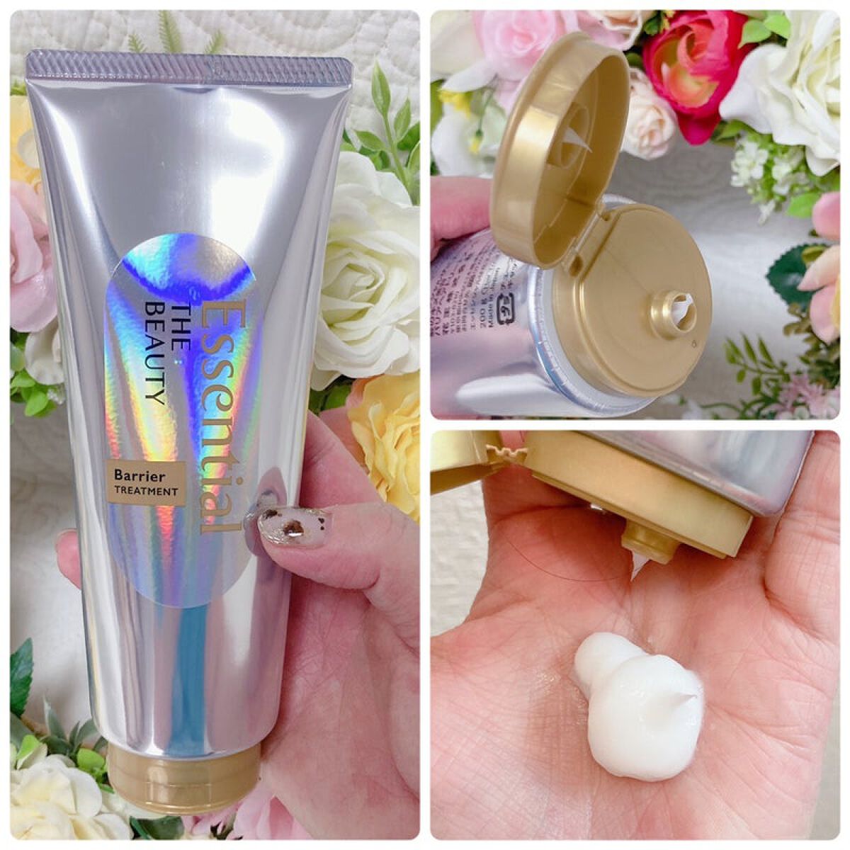 髪のキメ美容バリアトリートメント/エッセンシャル/洗い流すヘアトリートメントを使ったクチコミ(2枚目)