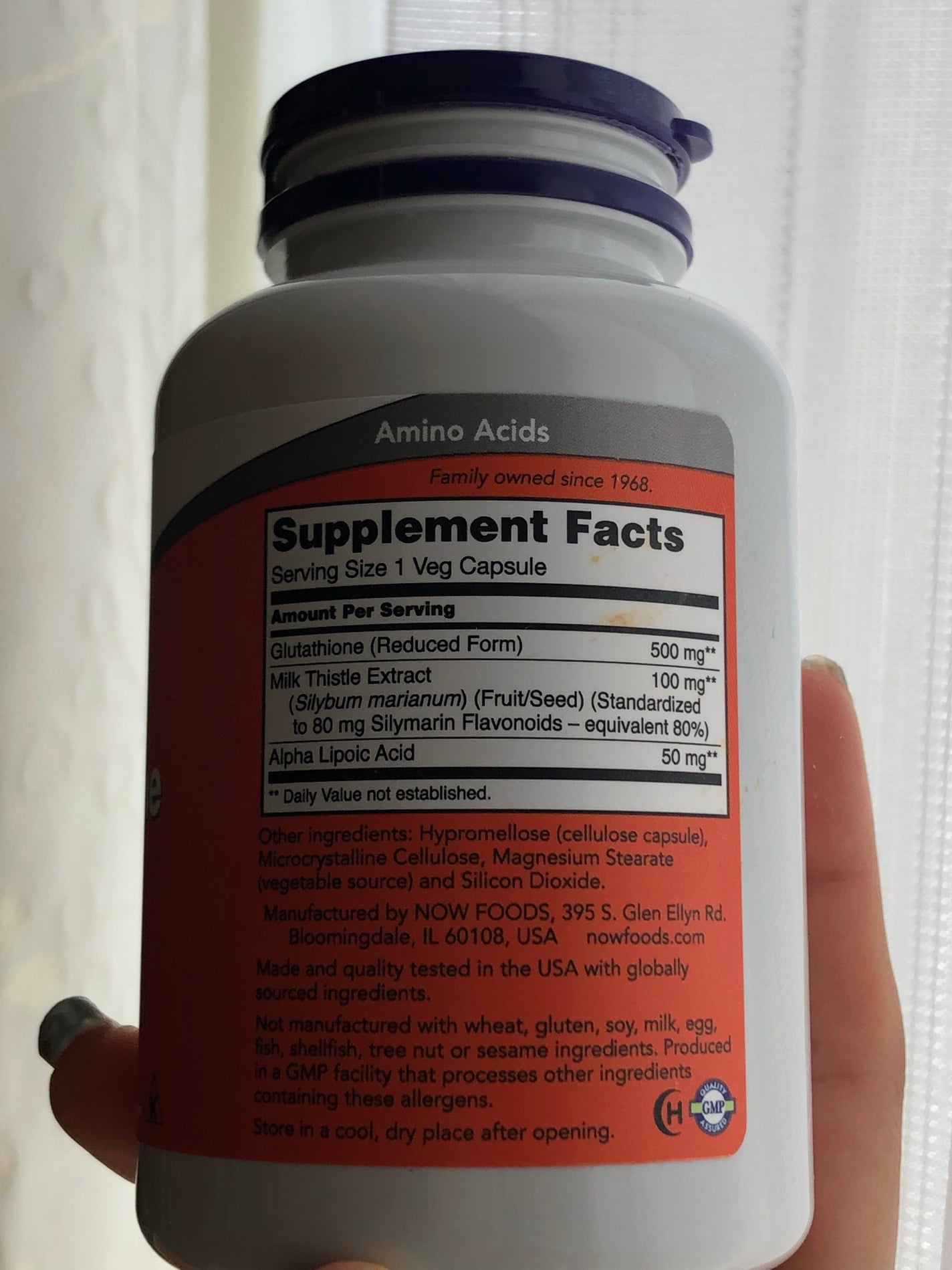 グルタチオン 500mg/Now Foods/健康サプリメントを使ったクチコミ(2枚目)