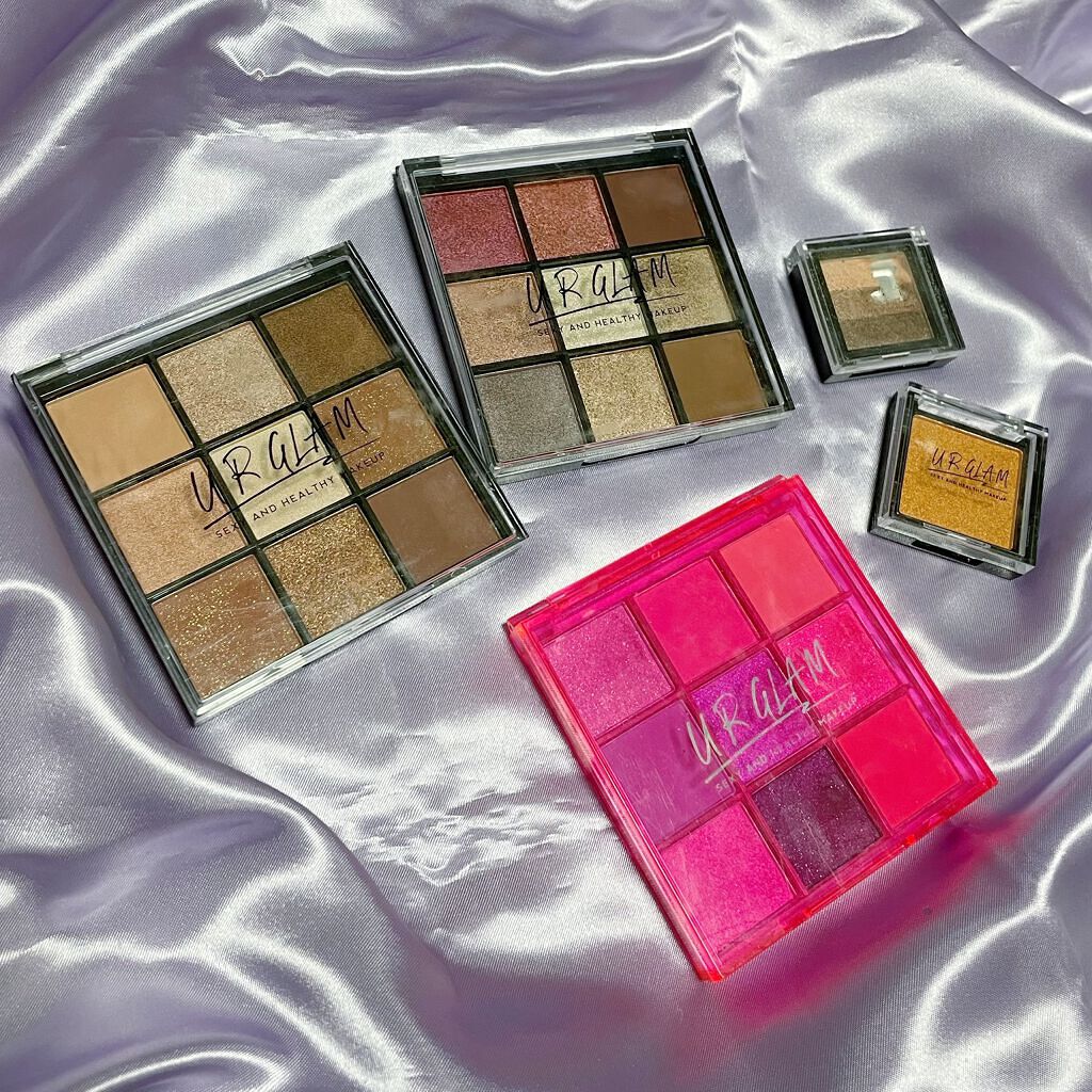 UR GLAM　BLOOMING EYE COLOR PALETTE/U R GLAM/アイシャドウパレットを使ったクチコミ（1枚目）