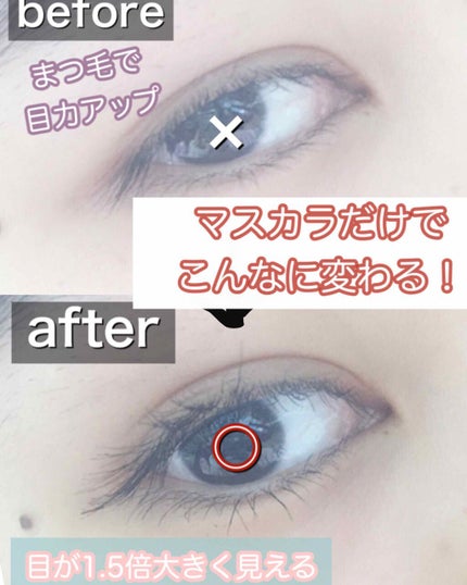 「塗るつけまつげ」自まつげ際立てタイプ/デジャヴュ/マスカラを使ったクチコミ(1枚目)