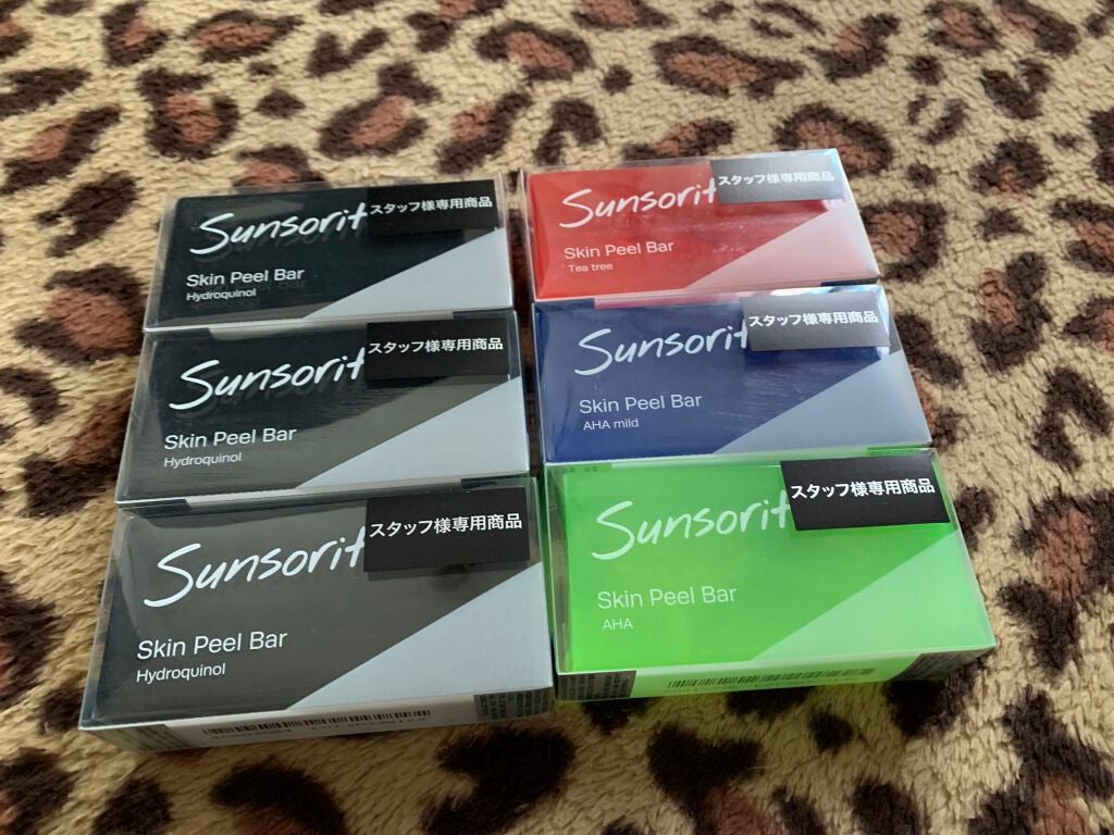 スキンピールバーミニ4種セット/サンソリット/トライアルキットを使ったクチコミ(1枚目)