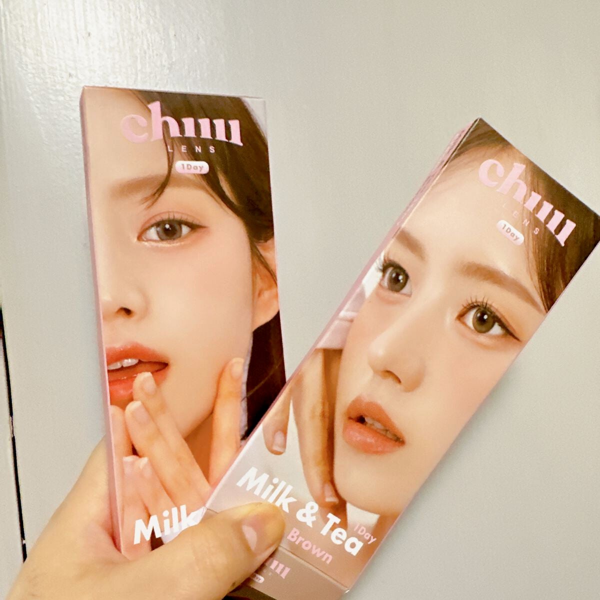 chuuLENS Milk&Tea 1day/chuu LENS/ワンデー(1DAY)カラコンを使ったクチコミ(1枚目)