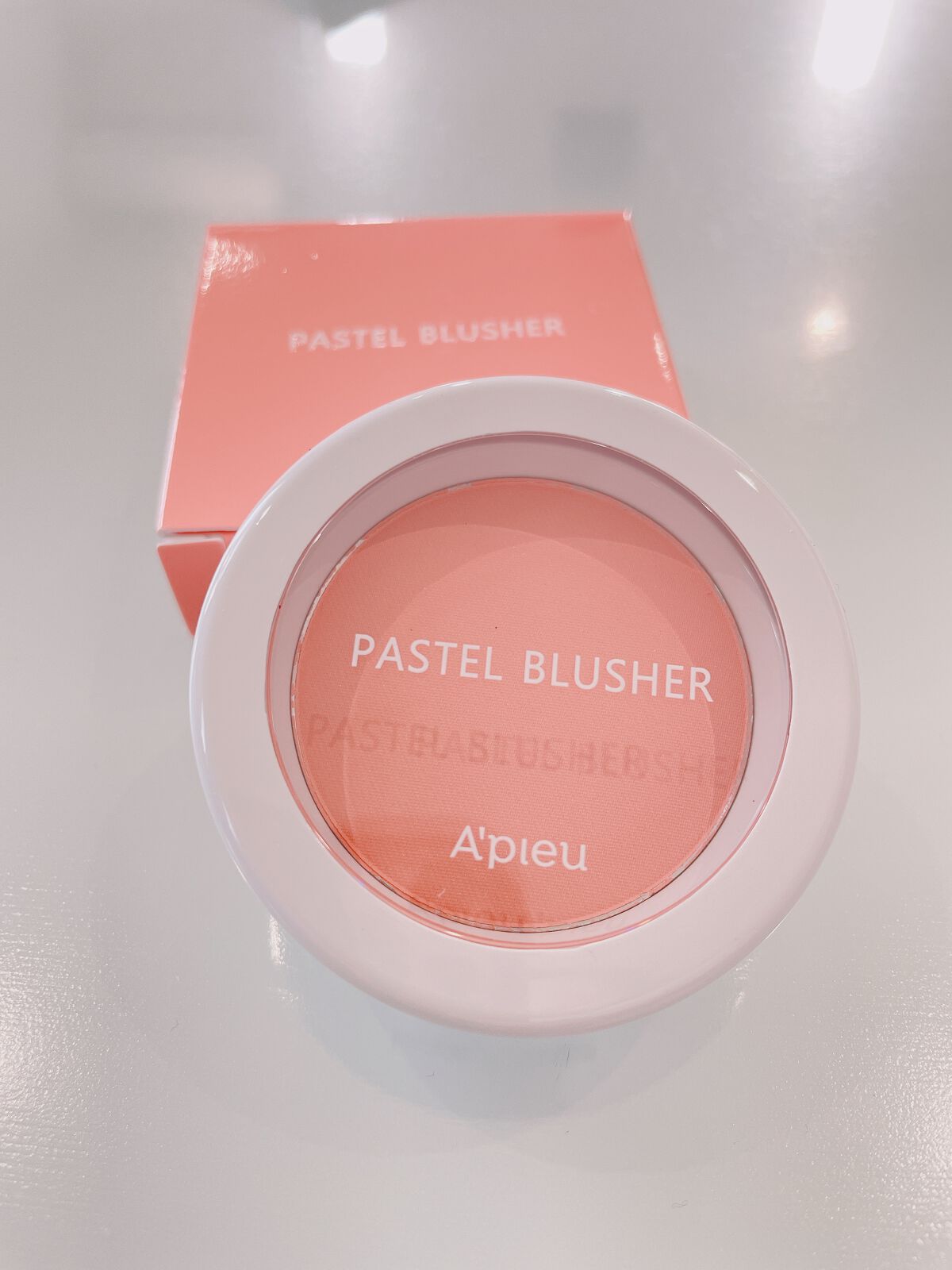 アピュー パステルブラッシャー PK03シャイなすもも/A’pieu/パウダーチークを使ったクチコミ（1枚目）