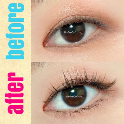 ピメル パーフェクトロング&カールマスカラ/pdc/マスカラを使ったクチコミ(2枚目)