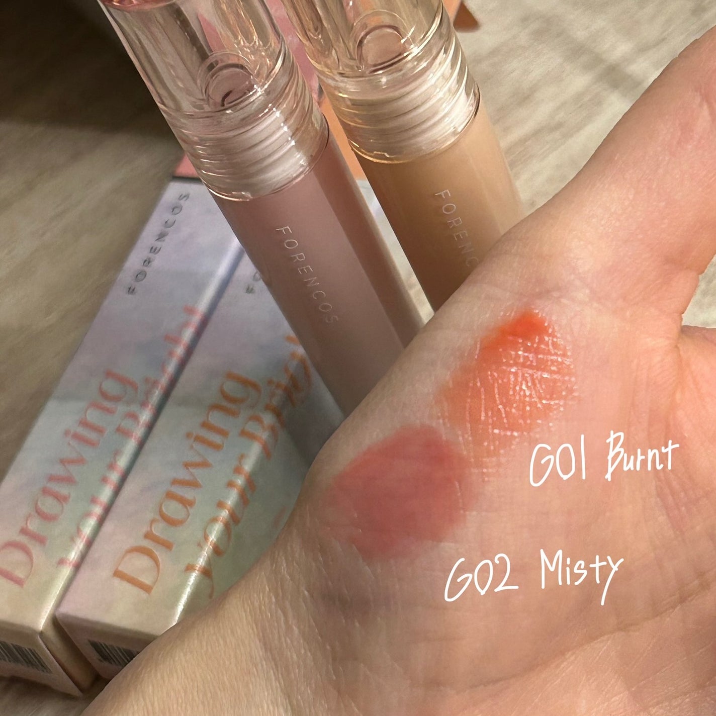 オールライトムードグローティント/フォレンコス/リップティントを使ったクチコミ(2枚目)