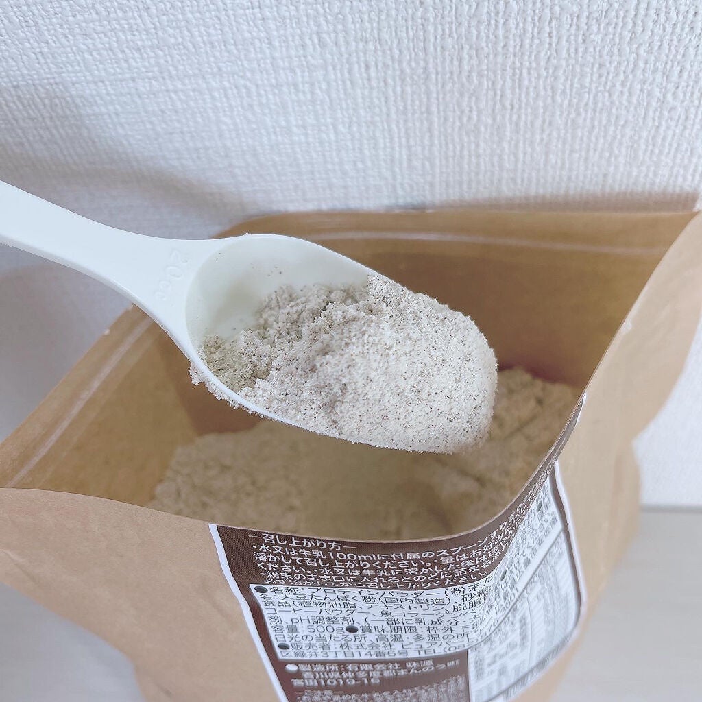 COFFEE PURE(ソイプロテイン)/ピュアパートナー/ソイプロテインを使ったクチコミ(4枚目)