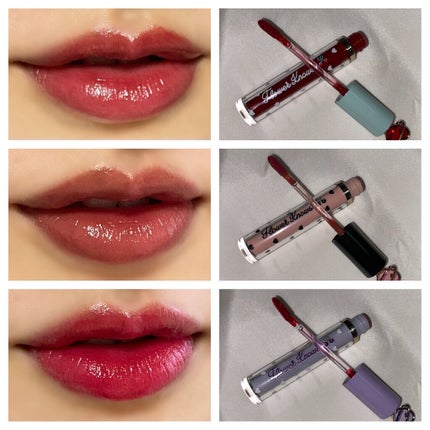 グリスニングウォータリングティント/FlowerKnows/リップティントを使ったクチコミ(5枚目)