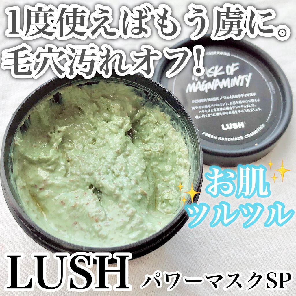 パワーマスク SP｜ラッシュの効果に関する口コミ「毛穴の黒ずみケアにはこれ????!!LUSHで必..」 by チャンユカ(敏感肌) | LIPS