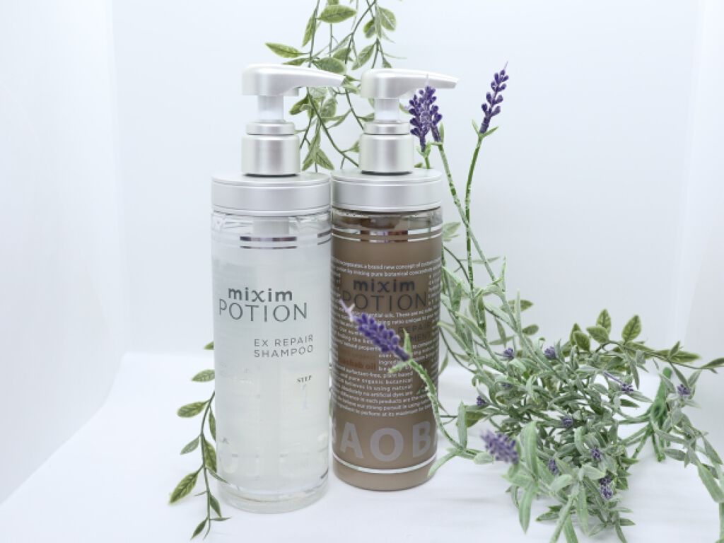 リペアシャンプー/ヘアトリートメント/mixim POTION/シャンプー・コンディショナーを使ったクチコミ(1枚目)