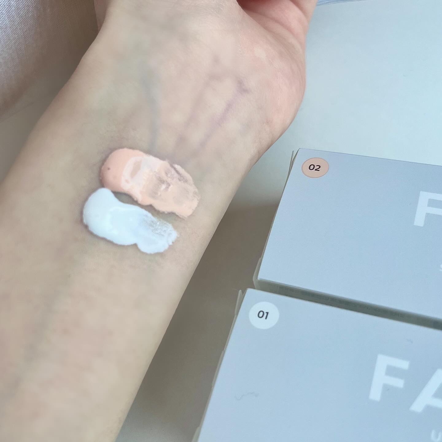 ウルトラカバー コンシーラー WP 02 ミディアムベージュ /FASIO/クリームコンシーラーを使ったクチコミ（3枚目）