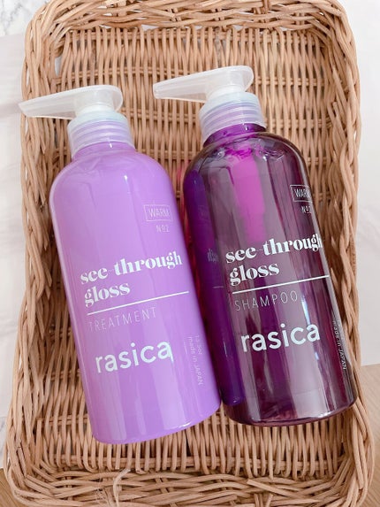 シースルーグロスシャンプー/トリートメント/rasica/市販シャンプーを使ったクチコミ(4枚目)