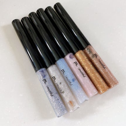 グリッターライナー(MFLリキッドアイシャドウ) ピンクベージュ/DAISO/ジェルアイライナーを使ったクチコミ(1枚目)