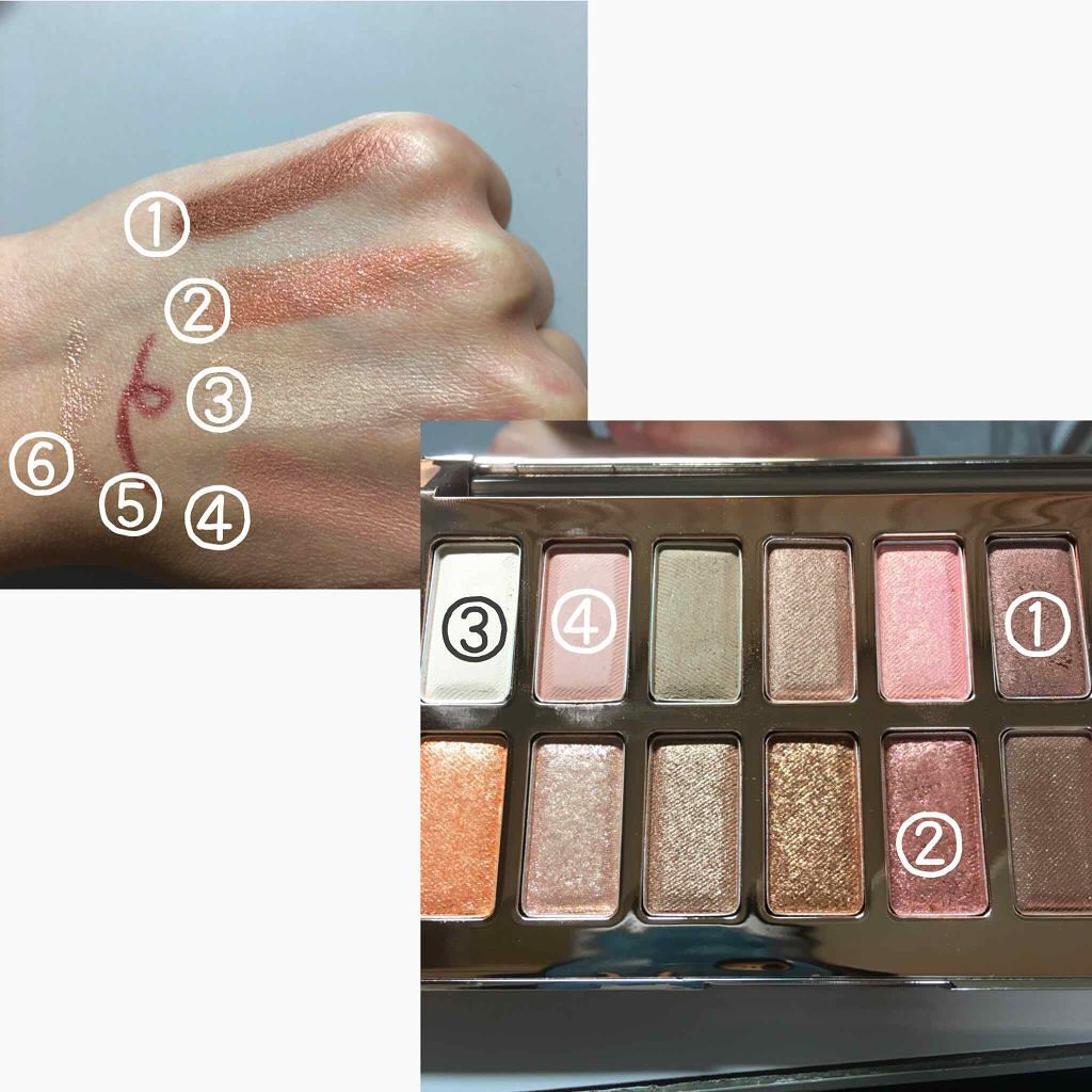 バレンタインボックス/VAVI MELLO/アイシャドウパレットを使ったクチコミ(2枚目)