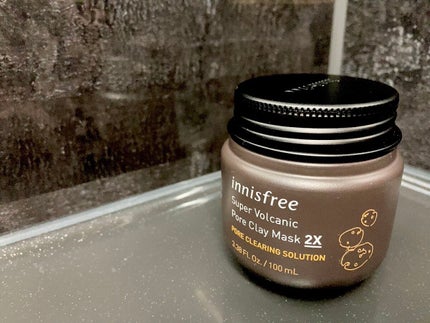 スーパーヴォルカニック ポア クレイマスク/innisfree/洗い流すパック・マスクを使ったクチコミ(1枚目)