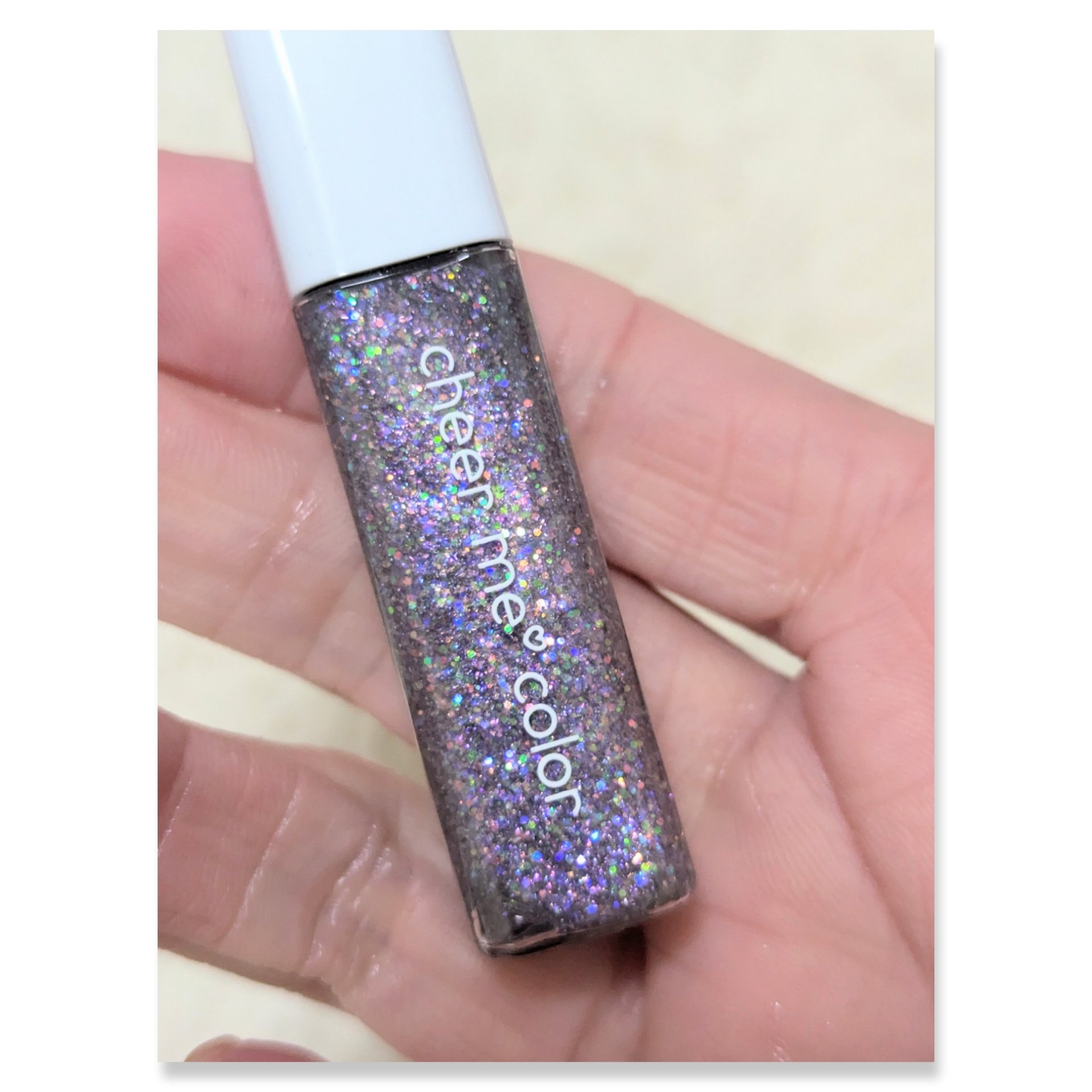 チアミーカラー グリッターアイライナー/CHEER me COLOR/リキッドアイライナーを使ったクチコミ（3枚目）