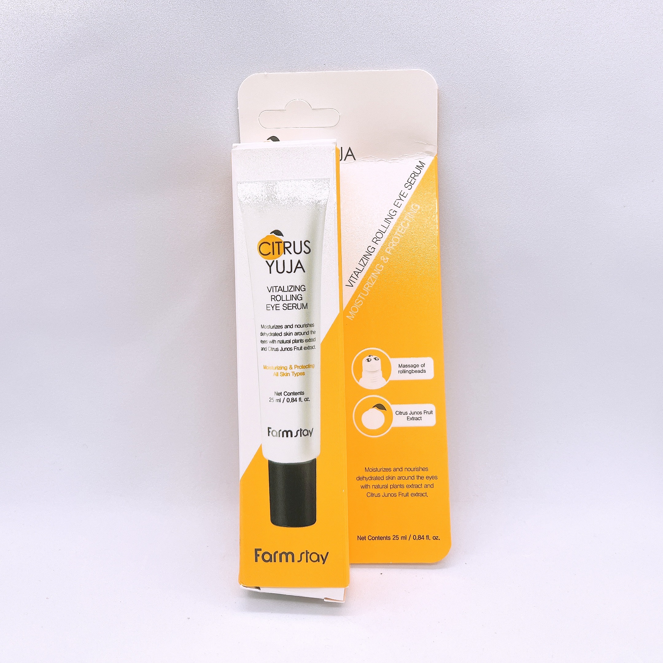 シトラスゆずバイタライジングローリングアイセラム/Farmstay/アイケア・アイクリームを使ったクチコミ（1枚目）