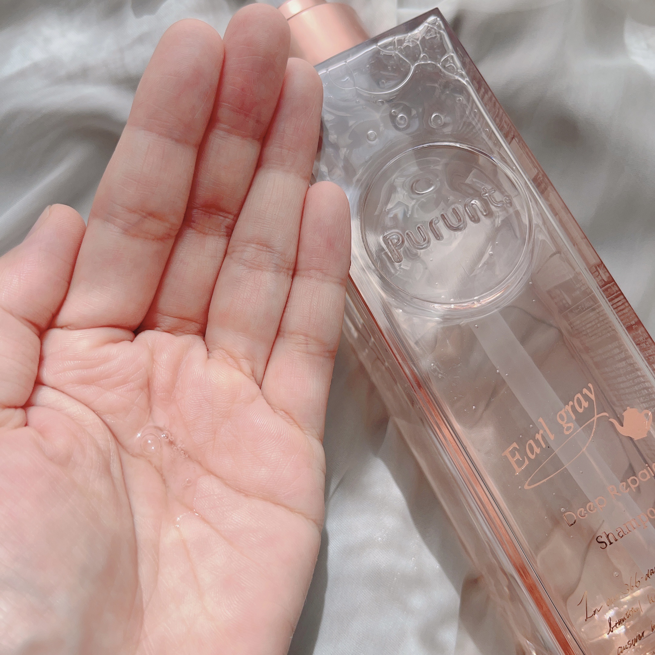 プルント ディープリペアペアセット アールグレイ N/Purunt./市販シャンプーを使ったクチコミ（3枚目）