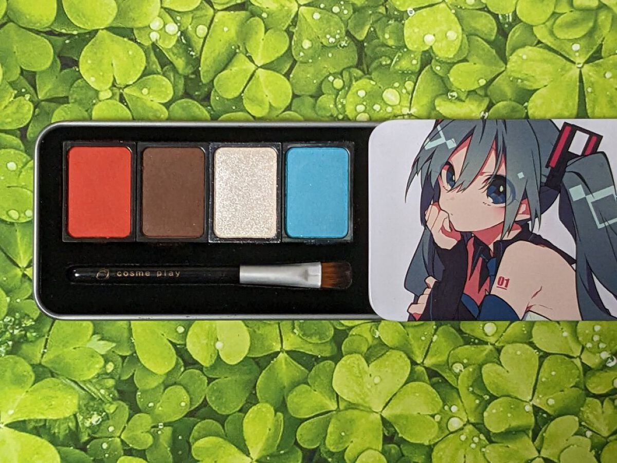 初音ミクコスメシリーズ アイシャドウ/cosme play/アイシャドウパレットを使ったクチコミ(2枚目)