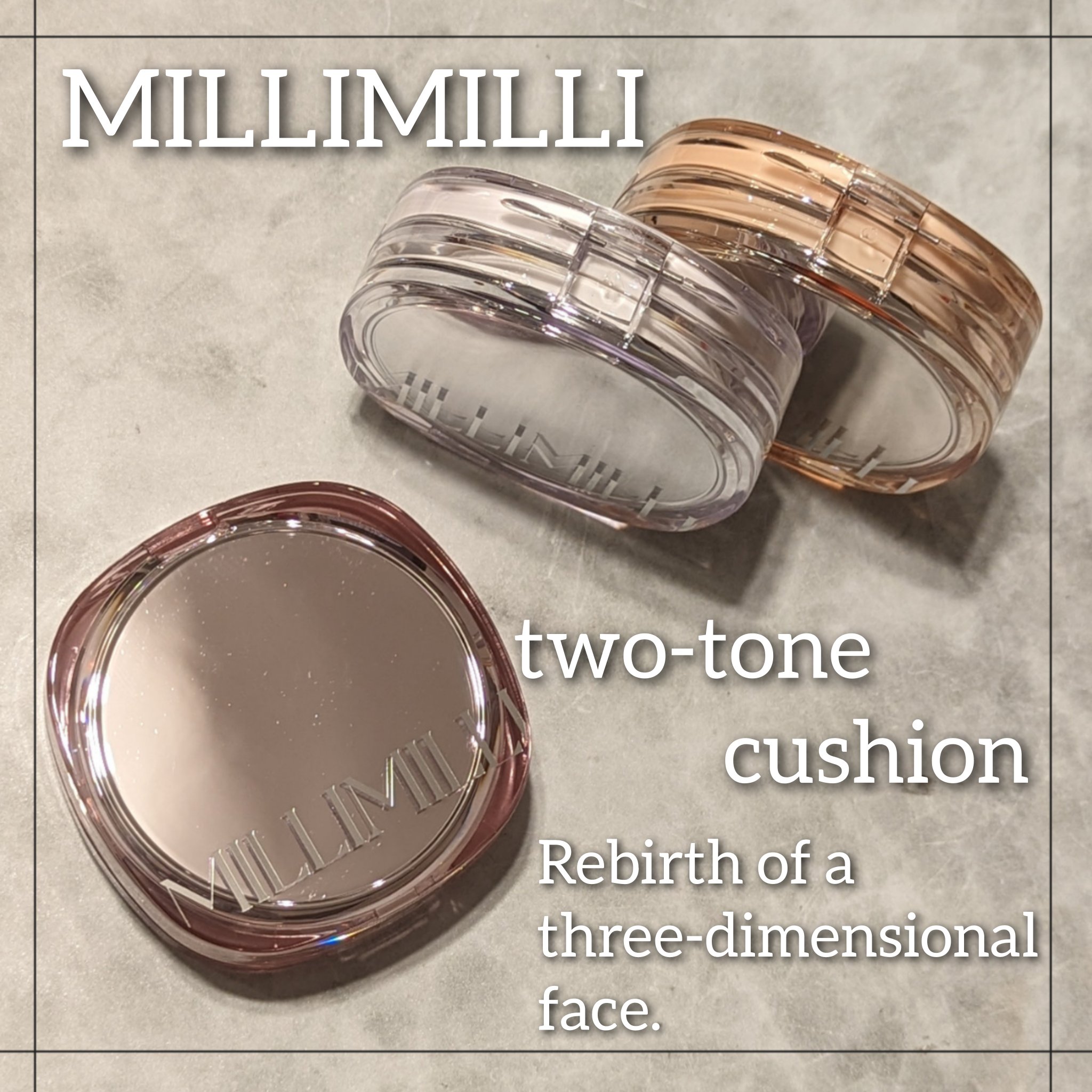 ツートンクッション/MILLIMILLI/クッションファンデーションを使ったクチコミ（1枚目）