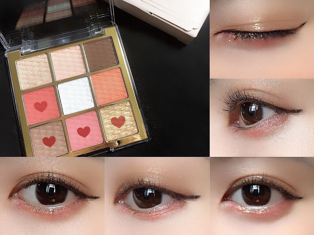 ソフトクレイビームアイシャドウパレット/AMIOK/ジェル・クリームアイシャドウを使ったクチコミ（2枚目）