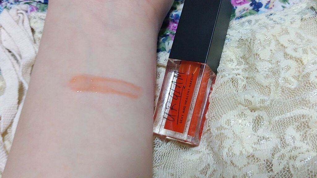 UR GLAM LIP OIL/U R GLAM/リップグロスを使ったクチコミ(2枚目)