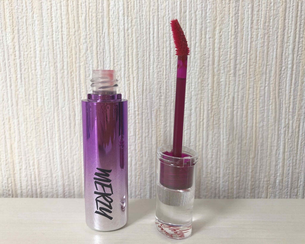 オーロラ デュイ ティント/MERZY/リップティントを使ったクチコミ(2枚目)