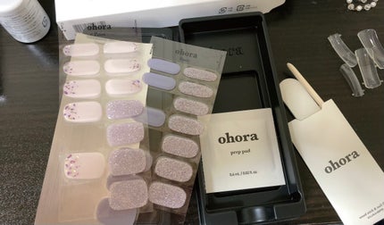 セミキュアジェルネイル(ハンド)/ohora/ネイルシールを使ったクチコミ(2枚目)